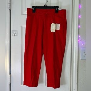 St. John's Bay Women's Red Capris